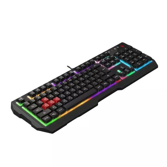 Tastatură Bloody B135N, Cu fir, Negru, 5 image