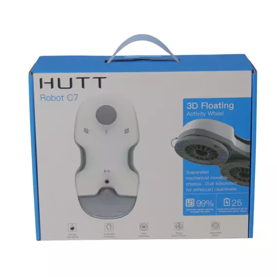Robot pentru curățarea ferestrelor  HUTT C7, Alb, 4 image