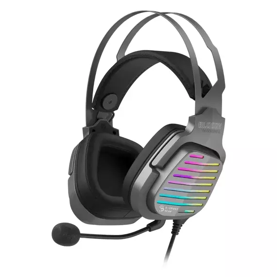 Căști gaming Bloody G560, Cu fir, Gun Grey, 7 image
