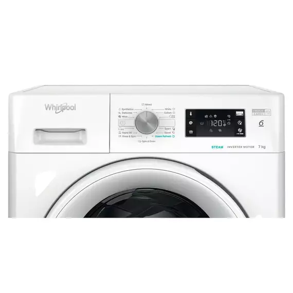Mașină de spălat Whirlpool FFB 7469 WV EE, 7kg, Alb, 6 image