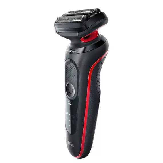 Aparat de ras electric Braun 51-R1000s, Negru | Roșu, 4 image