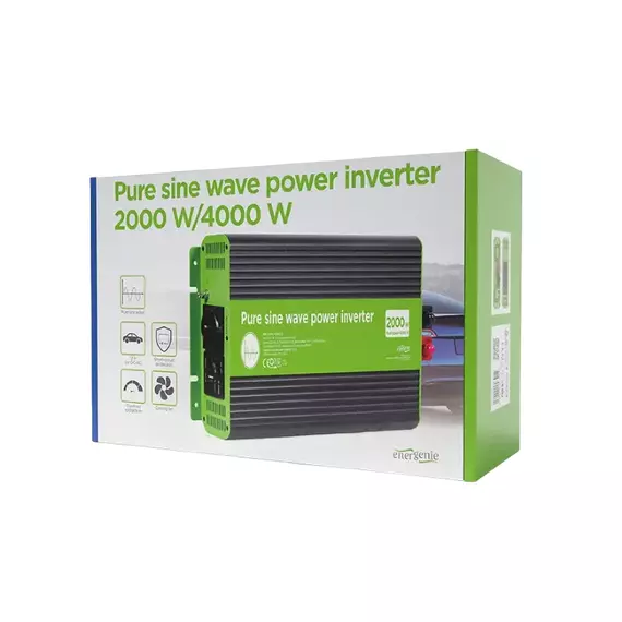 Invertor Auto Energenie EG-PWC-PS2000-01, 2000W, Multicolor, 4 image