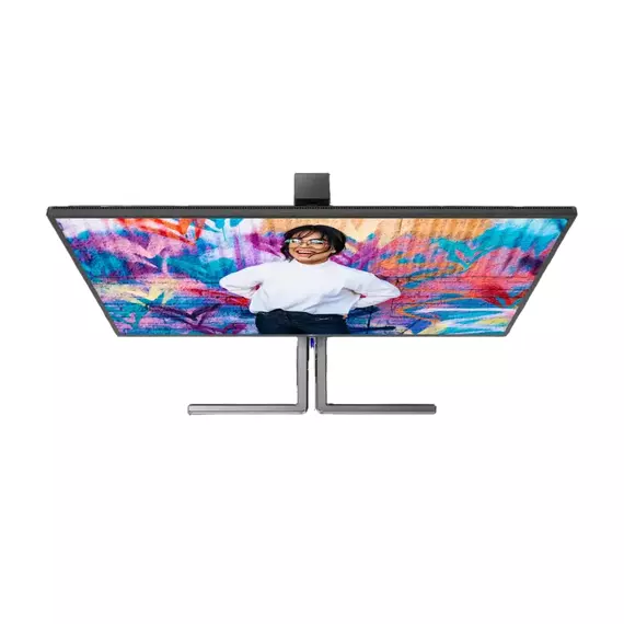 27" Monitor profesional AOC U27U3CV, IPS 3840x2160 4K UHD, Negru, 2 image