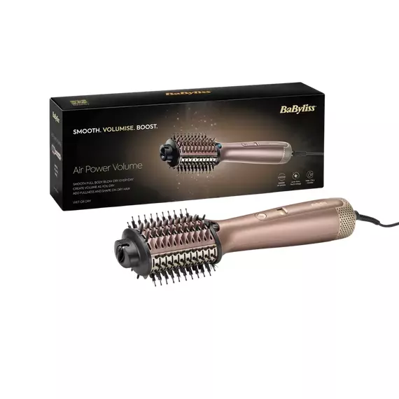 Uscător de păr-perie BaByliss AS95E, 1000W, Bronz, 2 image