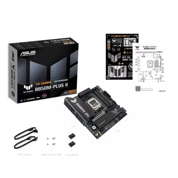 Placă de bază ASUS TUF GAMING B850M-PLUS II, AM5, AMD B850, Micro-ATX, 4 image