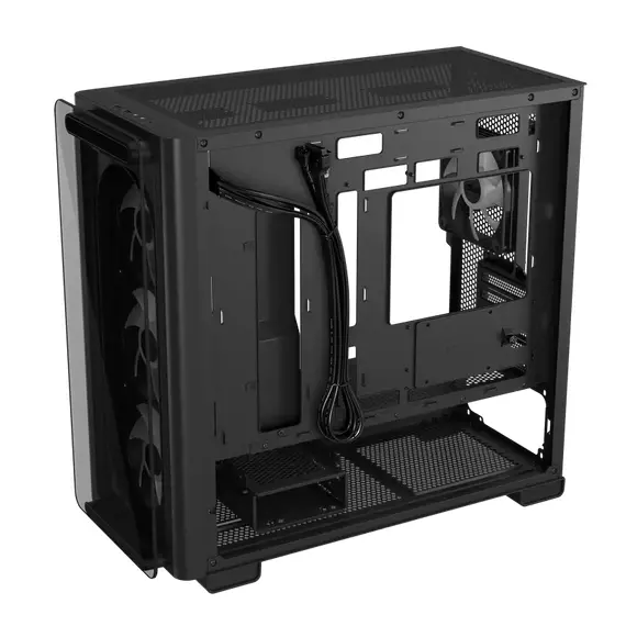 Carcasă PC ASUS A23 PLUS TG ARGB, Mini-Tower, Negru, 7 image