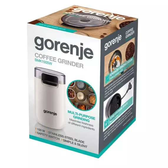 Râșniță de cafea Gorenje SMK150SW, Alb, 7 image