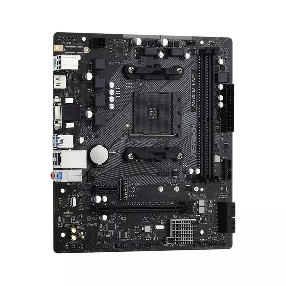 Placă de bază ASRock A520M-HVS, AM4, AMD A520, Micro-ATX, 3 image