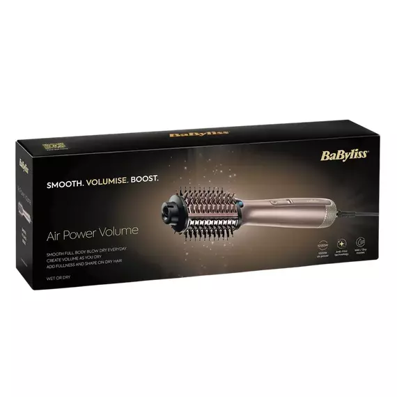 Uscător de păr-perie BaByliss AS95E, 1000W, Bronz, 5 image