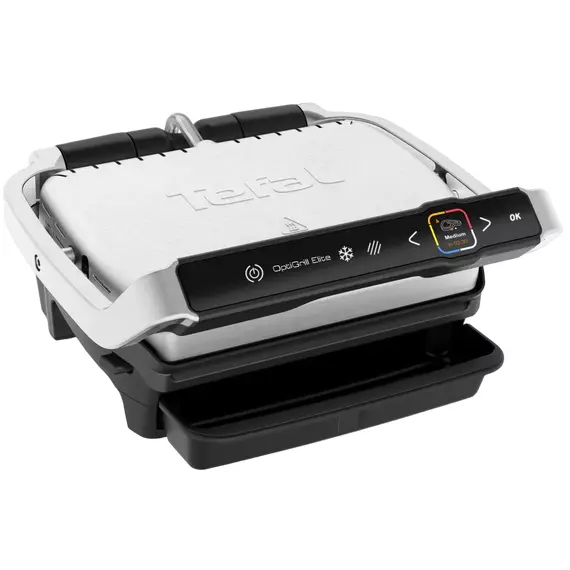 Grătar electric Tefal OptiGrill Elite, 2000W, Argintiu, 6 image