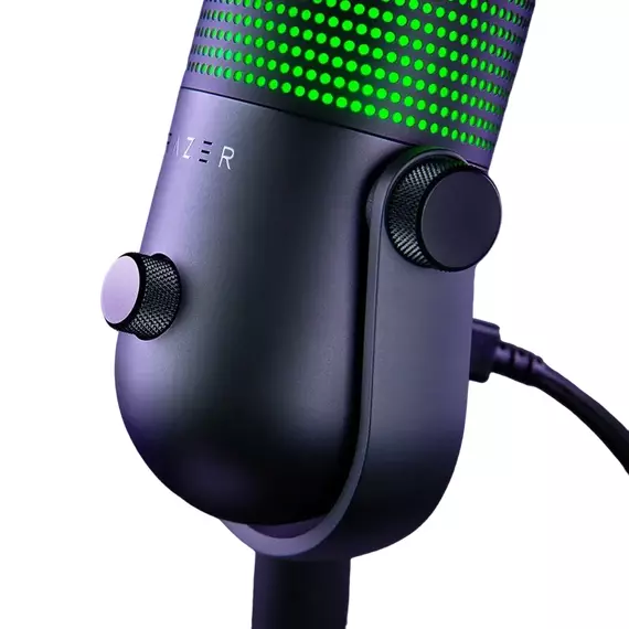 Microfon Gaming Razer Seiren V3 Chroma, Cu fir, Negru, 3 image