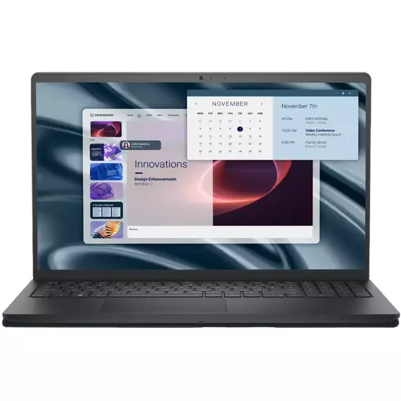 Laptop Business 15,6" DELL Pro 15 Essential PV15255, Carbon Black, AMD Ryzen 5 7520U, 8GB/512GB, Windows 11 Home, 6 image