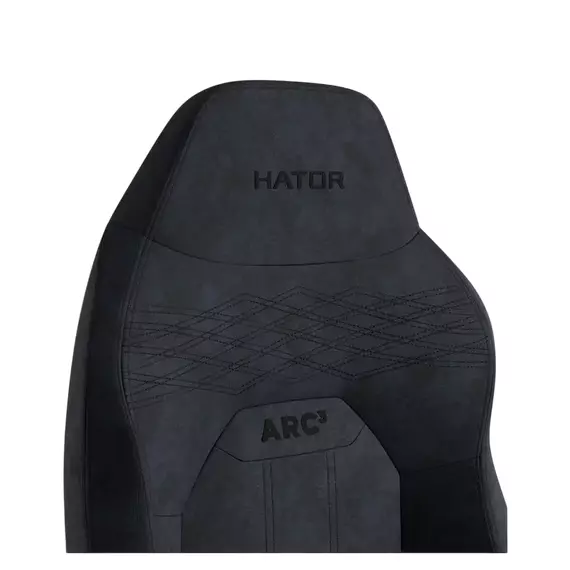 Scaun Gaming HATOR Arc 3 L, Velur, Negru, 7 image