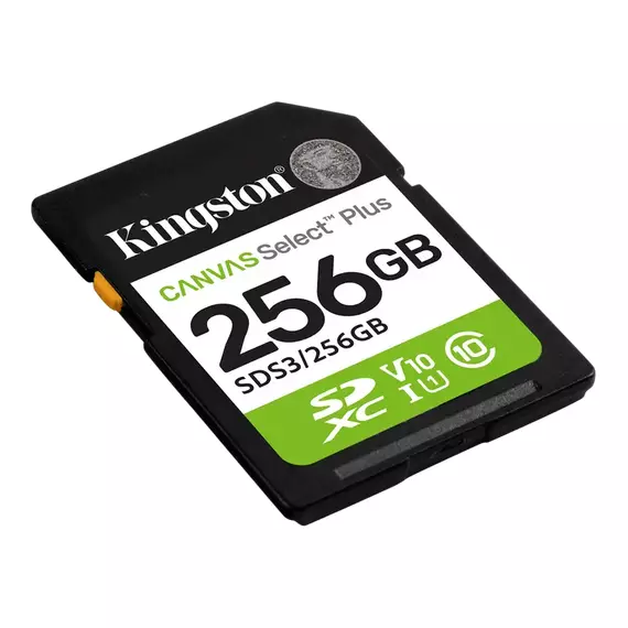 Card de Memorie Kingston Canvas Select Plus, 256GB (SDS3/256GB), 2 image