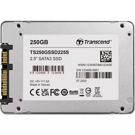 Unitate SSD Transcend 225S, 250GB, TS250GSSD225S, 3 image