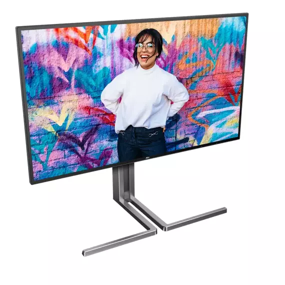 27" Monitor profesional AOC U27U3CV, IPS 3840x2160 4K UHD, Negru, 6 image