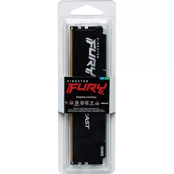 Memorie RAM Kingston FURY Beast, DDR5 SDRAM, 5200 MHz, 8GB, KF556C36BBE-8, 4 image