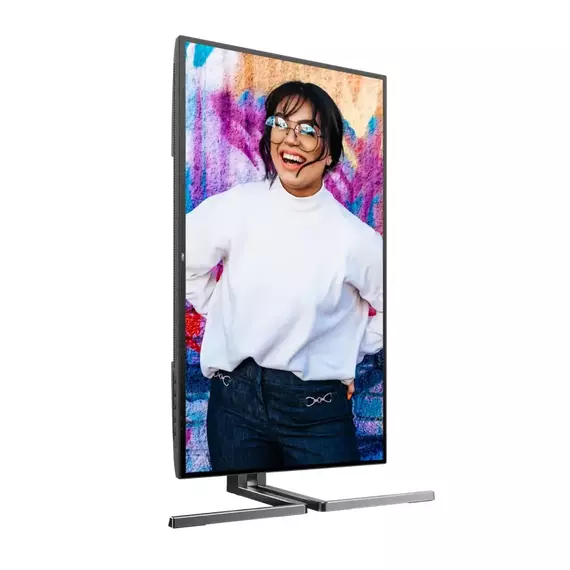 27" Monitor profesional AOC U27U3CV, IPS 3840x2160 4K UHD, Negru, 4 image