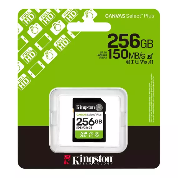 Card de Memorie Kingston Canvas Select Plus, 256GB (SDS3/256GB), 3 image