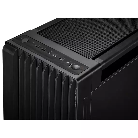 Carcasă PC ASUS ProArt PA602 Wood TG, Midi-Tower, Negru, 4 image