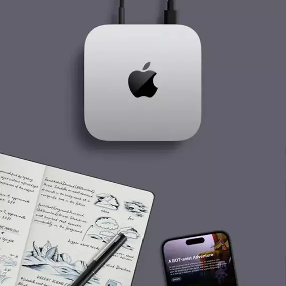 Sistem Desktop PC Apple Z1CF0012R, Mac mini, M4 with 10-core CPU and 10-core GPU, 24GB/1024GB, M4 10-core GPU, macOS Tahoe, 5 image