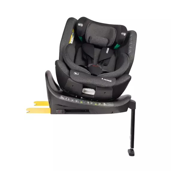 Scaun auto Caretero Lumi i-Size, Grupa 0+/1/2/3 (0-36 kg), Gri inchis, 7 image
