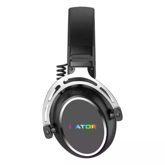 Căști gaming HATOR Hypergang 3, Fără fir, Negru, 5 image