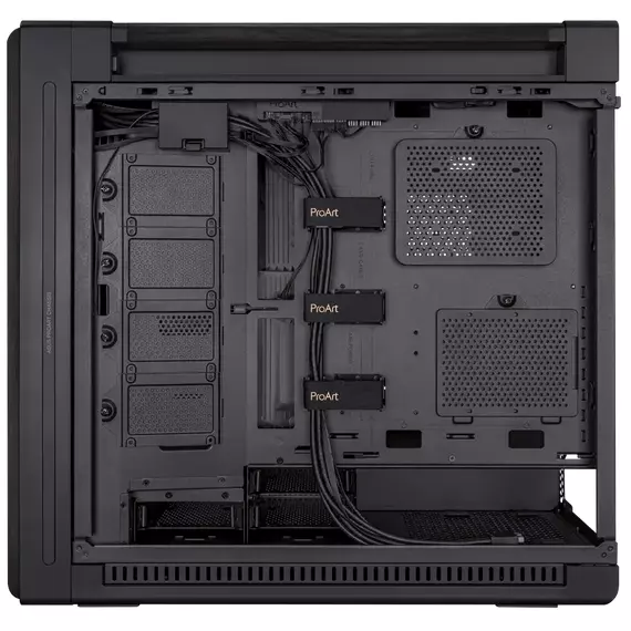 Carcasă PC ASUS ProArt PA602 Wood TG, Midi-Tower, Negru, 8 image