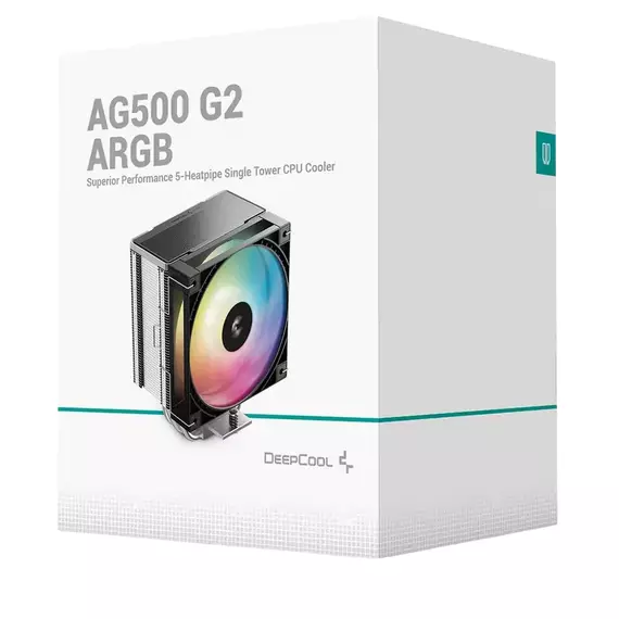 AC Deepcool "AG500 G2 ARGB" (≤30.93dB, 500-2200RPM, 68.85 CFM, 120mm, ARGB, 250W, 5x6mm, 705g.), 5 image