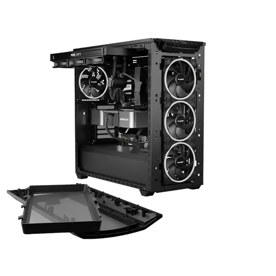 Carcasă PC be quiet! Shadow Base 800 FX, Full-Tower, Fără PSU, Negru, 8 image