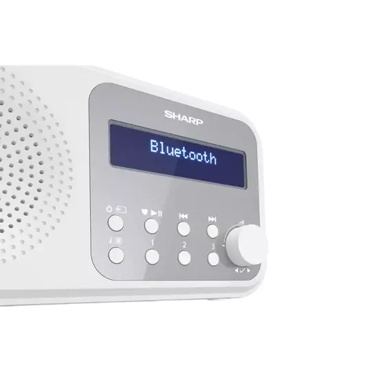 Radio portabil Sharp DR-P420WHV01, Alb, 4 image