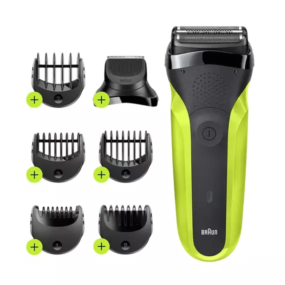 Aparat de ras electric Braun 300BT, Negru | Verde, 3 image