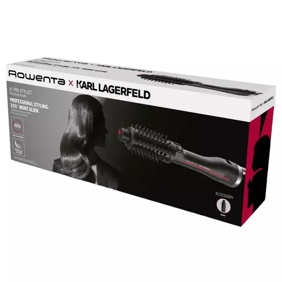 Uscător de păr-perie Rowenta Karl Lagerfeld K/Pro Stylist CF961LF0, 750 W, Negru, 2 image