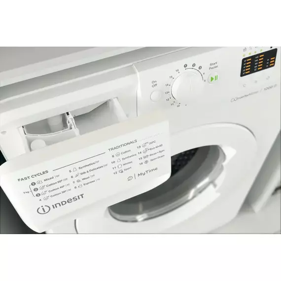 Mașină de spălat Indesit MTWA 91284 W EE, 9kg, Alb, 6 image