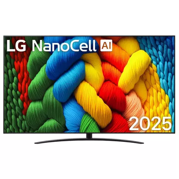 86" Nanocell SMART TV LG 86NANO81A6A, 3840x2160 4K UHD, webOS, Negru, 2 image