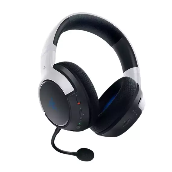 Căști gaming Razer Kaira HyperSpeed pentru PS5, Fără fir, Alb | Negru, 3 image