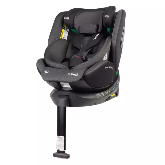 Scaun auto Caretero Lumi i-Size, Grupa 0+/1/2/3 (0-36 kg), Gri inchis, 5 image