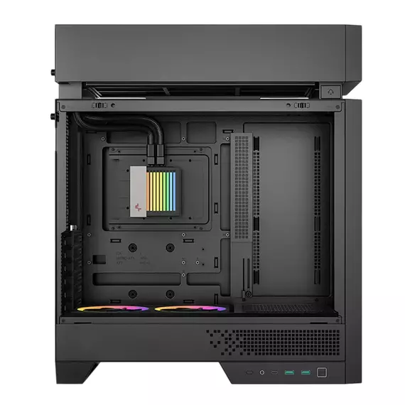 Carcasă PC Deepcool CL6600, Midi-Tower, Fără PSU, Negru, 5 image