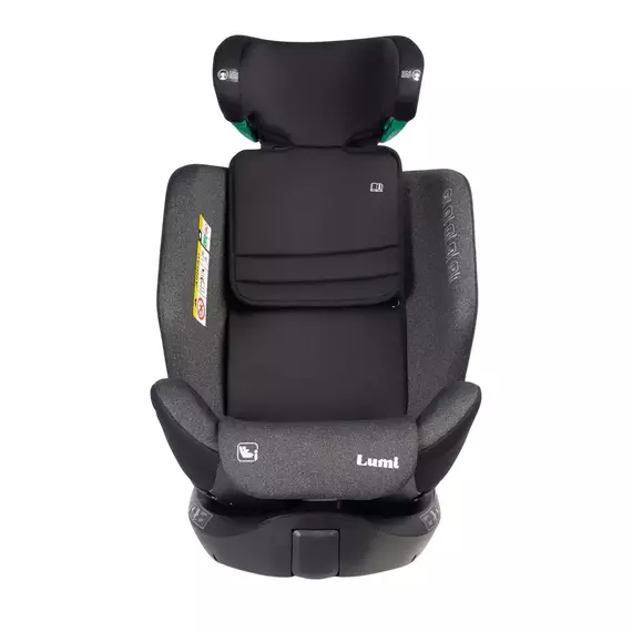 Scaun auto Caretero Lumi i-Size, Grupa 0+/1/2/3 (0-36 kg), Gri inchis, 3 image