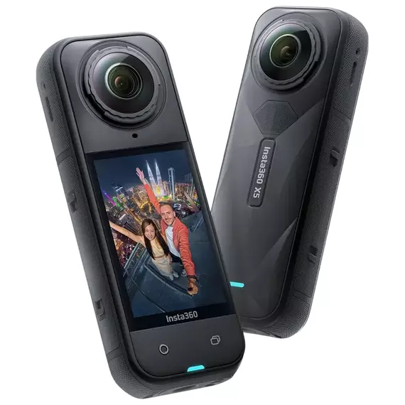 Cameră Video Sport Insta360 X5, Negru, 3 image