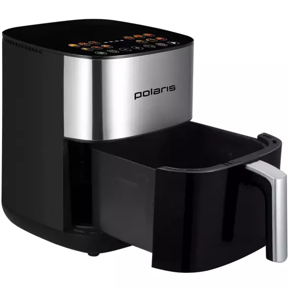 Friteuză cu aer cald Polaris PAF 6006DW, Negru | Oțel inoxidabil, 3 image
