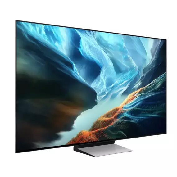 83" OLED SMART TV Samsung QE83S90HAEXUA, QD OLED 4K UHD, Tizen OS, Black, 2 image