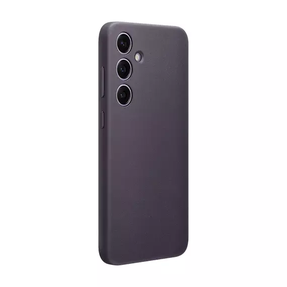 Husă Samsung Vegan Leather Case Galaxy S24+, Violet Întunecat, 5 image
