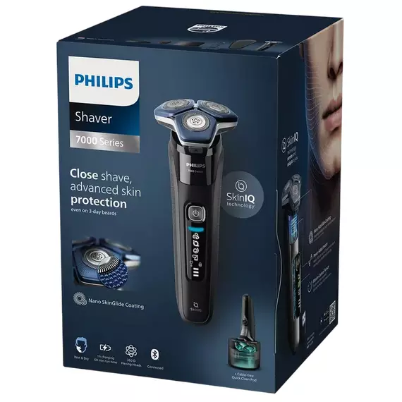 Aparat de ras electric Philips S7886/58, Negru, 2 image