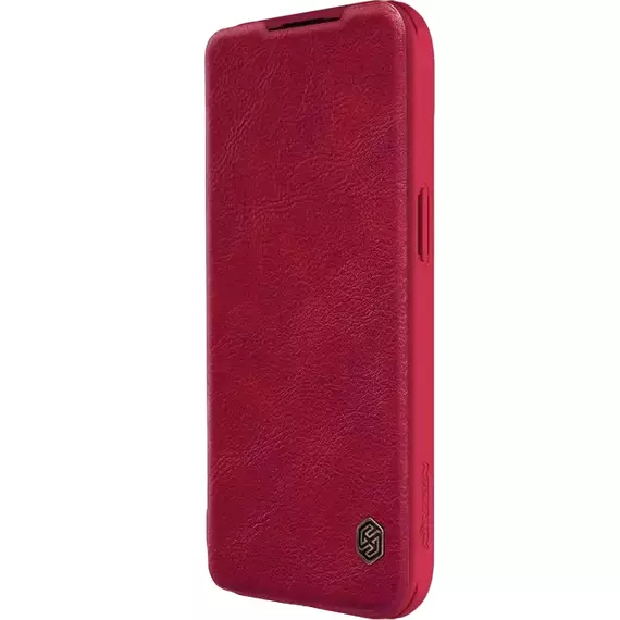 Husă tip carte Nillkin iPhone 15 Plus - Qin Pro, Roșu, 5 image