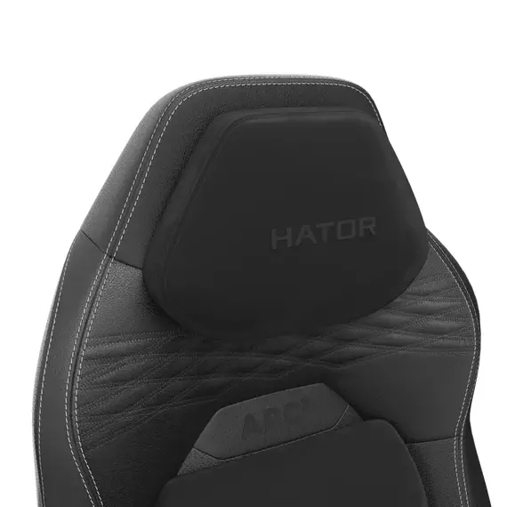 Scaun Gaming HATOR Arc 3 L, PU Piele, Negru, 6 image