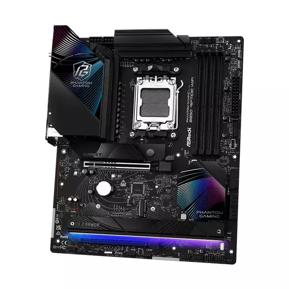 Placă de bază ASRock B850 Riptide WiFi, AM5, AMD B850, ATX, 2 image