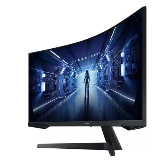 34" Monitor Gaming Samsung C34G55TW, VA 3440x1440 WQHD, Negru, 6 image