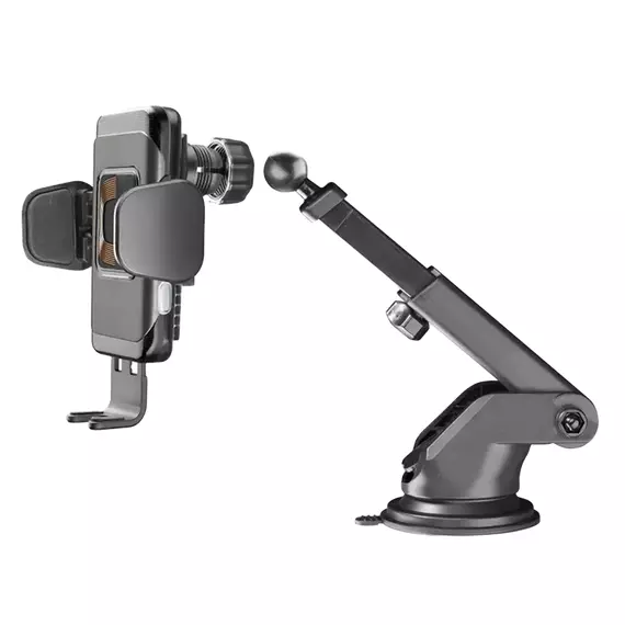 Suport Auto Cellularline Hug Dual Pro 15W, Negru, 6 image