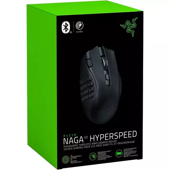 Mouse Wireless Razer Razer Naga V2, Negru, 3 image